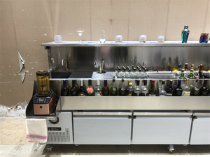 Vinh Quang nhà máy điện thoại di động trạm <span class=keywords><strong>Bar</strong></span> thương mại cocktail với <span class=keywords><strong>Countertop</strong></span> - Product Image 2