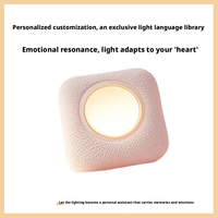 Cube Compagnon Émotionnel IA Premium, Jouet Interactif à Activation Vocale, Haut-parleur d'Éveil Précoce pour Enfants, Compagnon d'Apprentissage au Chevet