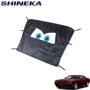 Sun visor Protector Front Windshield shade Funny Eyes Car Sunshade For Dodge Challenger Universal