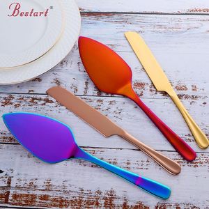 Cortador de Pizza de Acero Inoxidable con Logotipo Personalizado al por Mayor, Juego de Cuchillo y Servidor para Pastel de Bodas - Product Image 6