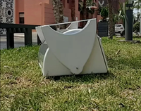 Four solaire portable d'extérieur avec panneau pliable, cuisinière solaire autoportante