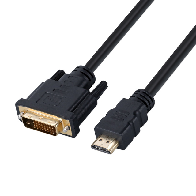 HDMI to DVI Bi-direction DVI-D 24+1 Adapter Cable HD 1080P Converter for Xbox PS4 HDTV LCD DVD Male to Male DVI to HDMI