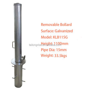 <span class=keywords><strong>Dissuasori</strong></span> di sicurezza per parcheggio rimovibili con chiave in acciaio - Product Image 2