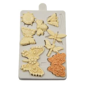 3D Dieren Vorm Cookies Chocolade Schimmel Libel Vlinder Fondant Taart Decoratie Siliconen Mallen - Product Image 1