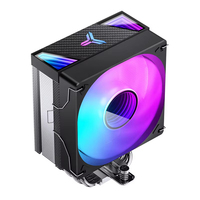 JONSBO-Enfriador de aire de CPU, dispositivo de refrigeración de cobre, con sincronización RGB, multicolor, 4 tubos de calor, ventilador PWM, compatible con múltiples plataformas, PC, V2 Pro, 1, 2