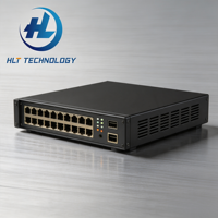 Switch de Red Gigabit PoE+ Administrado de 24 Puertos 5735-S24P4XE-V2 con 4 Uplinks SFP+ de 10G, Doble Fuente de Alimentación Redundante, Switch Administrado de Capa 3