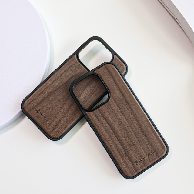 Gnovel Wholesale Nature Wooden Phone Case Real Wood Blank Custom Logo Cell Cover for IPhone 16 Pro Max