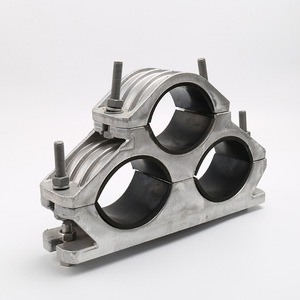 Morsetto di fissaggio del cavo in lega di alluminio JGPD tipo trifoglio morsetto per cavo ad alta tensione - Product Image 1