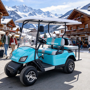 ZOWN Wholesale 2+2 Seater Electric <b>Golf</b> Cart Offroad Tires Long Range for <b>Golf</b> <b>Club</b> and Beach Park - Product Image 1