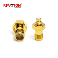 Adaptateur de précision SMA femelle vers SMP femelle, connecteur coaxial RF miniature DC-18GHz à faible VSWR