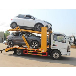 Camion de transport de voitures à double étage Dongfeng à bon prix, camion de remorquage, camion de dépannage à vendre - Product Image 3