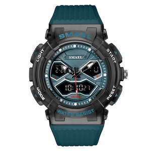<span class=keywords><strong>Montre</strong></span> de sport pour <span class=keywords><strong>homme</strong></span> SMAEL 8073, <span class=keywords><strong>montre</strong></span> résistante, lumineuse, multifonctionnelle, <span class=keywords><strong>montre</strong></span>-bracelet à double affichage, <span class=keywords><strong>montre</strong></span> numérique à quartz - Product Image 5