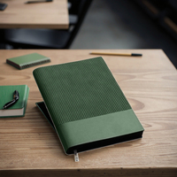 Carnet de voyage A5 personnalisé de haute qualité en cuir à couverture souple avec reliure à coudre avec fil pour logo personnalisé pour la journalisation