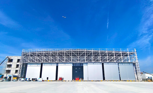 Hangar de Aviones Moderno con Estructura de Acero Prefabricada |   Edificio de Acero Ensamblado Personalizable de Gran Envergadura - Product Image 2