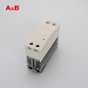 AB высокомощный твердотельный тонкий SSR Din радиатор 24 В 220 В миниатюрный размер 10A 25A 40A 60A 80A 100A 120A модуль Din реле - Product Image 3