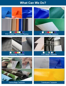 JLM PVC Truck Side Curtains Fabric Side Cover PVC Truck Cover Flame Retardant PVC Coated 900GSM 1000D Vinyl Fabric Roll Factory