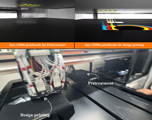 Автоматический струйный принтер 2-в-1 для прямой печати на ткани (DTG) с функцией предварительной обработки распылением для печати на одежде и футболках, текстильные чернила, 40x50 см - Product Image 4