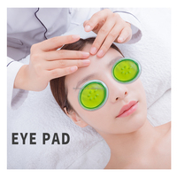 Offres Spéciales Patchs pour les yeux au concombre Éliminer les cernes Perles de gel Chaleur chaude Compresse froide coussinets pour les yeux