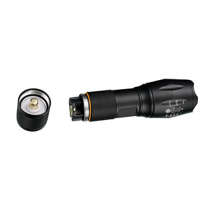 Lampe torche zoomable A100 XML T6 LED, 5 modes, haute puissance, réglage de la mise au point, pour l'extérieur, avec chargeur de batterie - Product Image 2