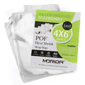 POF <b>Heat</b> Shrink <b>Wrap</b> Bags 4X6 Inch 1 Mil Clear Film for Gift Craft Sealing - Product Image 1
