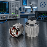 Terminateur RF mâle de type N 2W DC-8.5GHz 50 Ohm à faible VSWR en acier inoxydable, charge fictive coaxiale pour tests en laboratoire RF