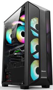 Custom Mid Tower RGB EATX ITX ATX Carcasa de ordenador Nuevo estilo gabinete de <span class=keywords><strong>PC</strong></span> Fuente de alimentación superior <span class=keywords><strong>gamin</strong></span> con ventilador RGB fundas de ordenador de juegos - Product Image 6