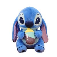 Boneka Stitch Bayi Peluk Botol, Boneka Stitch Star Bayi, Boneka Kain, Bantal Boneka, Mainan Boneka Grosir