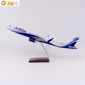 2023 bán buôn Airbus a321neo chàm hãng hàng không 45cm quy mô 1/100 mô hình máy bay hiển thị đứng để xây dựng cho người lớn - Product Image 5