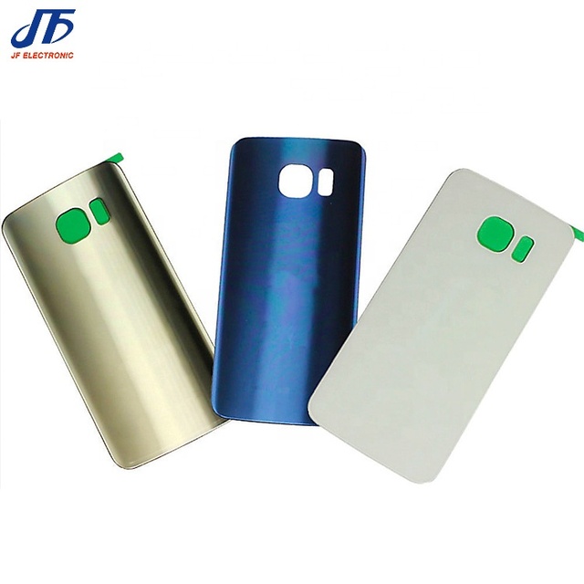 Wholesale Back Glass Cover for Samsung Galaxy S6 Edge G925 Replacement Battery Door Case Housing with Sticker + IMEI Print Parts