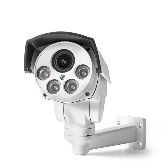 XONZ2MP PTZ POE IP Cameras, 4X Zoom Auto Focus Security CCTV Camera Outdoor Real-time Monitor 4 Array IR LEDs PTZ Bullet Cameras