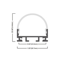 Costume pour Pcb 5Mm lumière linéaire plâtre aluminium montage mural 6063-T5 argent LED Alu Profil usine LED profilé d'extrusion d'aluminium
