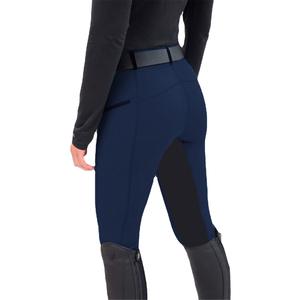 <span class=keywords><strong>Pantalon</strong></span> d'équitation pour femmes tendance, taille haute, coupe ajustée, respirant, évacuant l'humidité, polyester moderne, bouton extérieur - Product Image 4