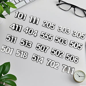 ในสต็อกสหรัฐอเมริกาหมายเลขโทรศัพท์ถนนตะวันออกกลางสติกเกอร์โลหะป้ายสไตล์เมืองของขวัญอินเทรนด์การเดินทาง - Product Image 6