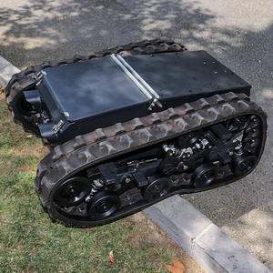 Boîtes-8 châssis de robot de réservoir électrique chenille voies d'escalade charge maximale 100kg plate-forme de châssis de robot de livraison de transport - Product Image 3