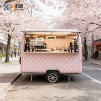Remorque mobile OEM pour café, thé au lait, limonade et boissons, idéale pour les festivals, événements en plein air et marchés