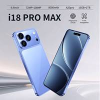 Nouveau Smartphone 2026 en Gros, Téléphone Intelligent Débloqué 18 Pro Max 5G, Téléphones Mobiles Originaux