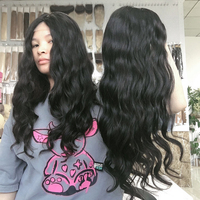 Offre Spéciale : Topper de Cheveux Naturels Brésiliens Remy Non Traités, Base en Soie Nouée à la Main, avec Clips, pour Femmes