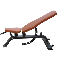 Banc de musculation réglable commercial, chaise d'entraînement combinée pour la force, appareil d'entraînement sportif intérieur, chaise d'exercice avec haltères