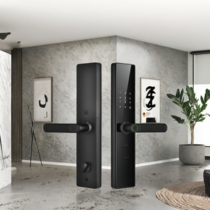 قفل أمان من سبائك الألومنيوم من OMEBIOSEC شبه تلقائي لبطاقة الهوية الذكية رمز بصمة الإصبع لفتح بلوتوث من الدرجة C للشقق المنزلية - Product Image 4