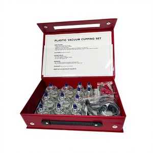 Peralatan Terapi Bekam Profesional Gaya Korea 12 pcs untuk Pengobatan Tradisional Tiongkok untuk Meredakan Nyeri Tubuh Bersertifikat CE - Product Image 1