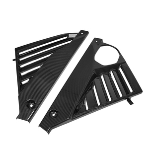 Pour 2020-2024 Chevrolet <span class=keywords><strong>Corvette</strong></span> C8 couvercle de baie de moteur de remplacement en Fiber de carbone véritable état neuf - Product Image 1