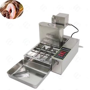 Freidora de <span class=keywords><strong>Donuts</strong></span> Automática <span class=keywords><strong>PF</strong></span> de 4 Filas, Máquina Comercial Mini con Calentamiento Eléctrico de Acero Inoxidable 304, Capacidad de 1800 Piezas/hora - Product Image 2