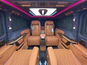 Sièges de voiture personnalisés avec logo en estampe à chaud, sièges arrière en cuir de luxe pour Sprinter Vito V-Class - Product Image 4