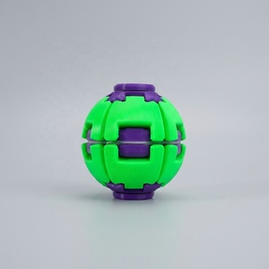 3D Printed Fidget Ball Press Spin Stress Relief <b>Toy</b> Multi-Color Rotating Gyro Squeeze <b>Anxiety</b> Desk Gadget Sensory Play - Product Image 6