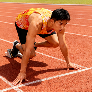 Custom Printinig Running Top Male Quick Dry Breathable Gym Fitness Sports Vest Marathon Training Running <b>Singlets</b> - Product Image 2