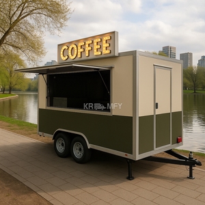 Remolque de Comida Grande Estándar Australiano, Remolcable, Construcción de Fibra de Vidrio y Acero Inoxidable para Snacks, Dulces y Papas Fritas, Certificado CE - Product Image 6