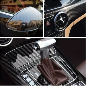 2D 3D 4D 5D Film de Protection intérieure autocollant de voiture auto-adhésif sans bulle mat PVC brillant Fiber de carbone vinyle - Product Image 6