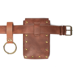 NOVO Bolsa de Cintura Wj, Pochete Steampunk, Suporte para Telefone, Bolsa Medieval de Couro, Acessórios de Fantasia Renascentista - Product Image 4