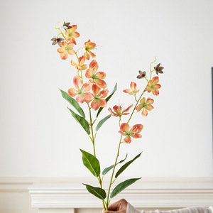 Fleur artificielle de jasmin Runye, imprimée en 3D, pour décoration de mariage et ornement d'intérieur, en caoutchouc souple - Product Image 2