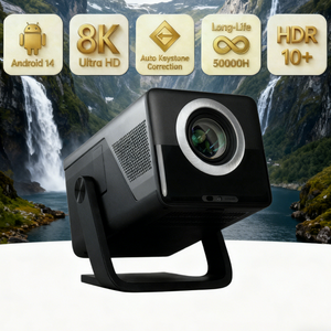 Proyector Inteligente Compatible con Luz Diurna |   Android 14 2000 ANSI Lúmenes |   WiFi 5G BT5.4 para Noches de Cine en Familia - Product Image 1